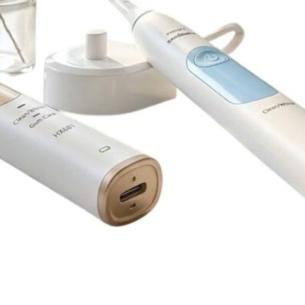 Philips Sonicare ProtectiveClean 6100 HX681 Electric Toothbrush Handles 2 Pack