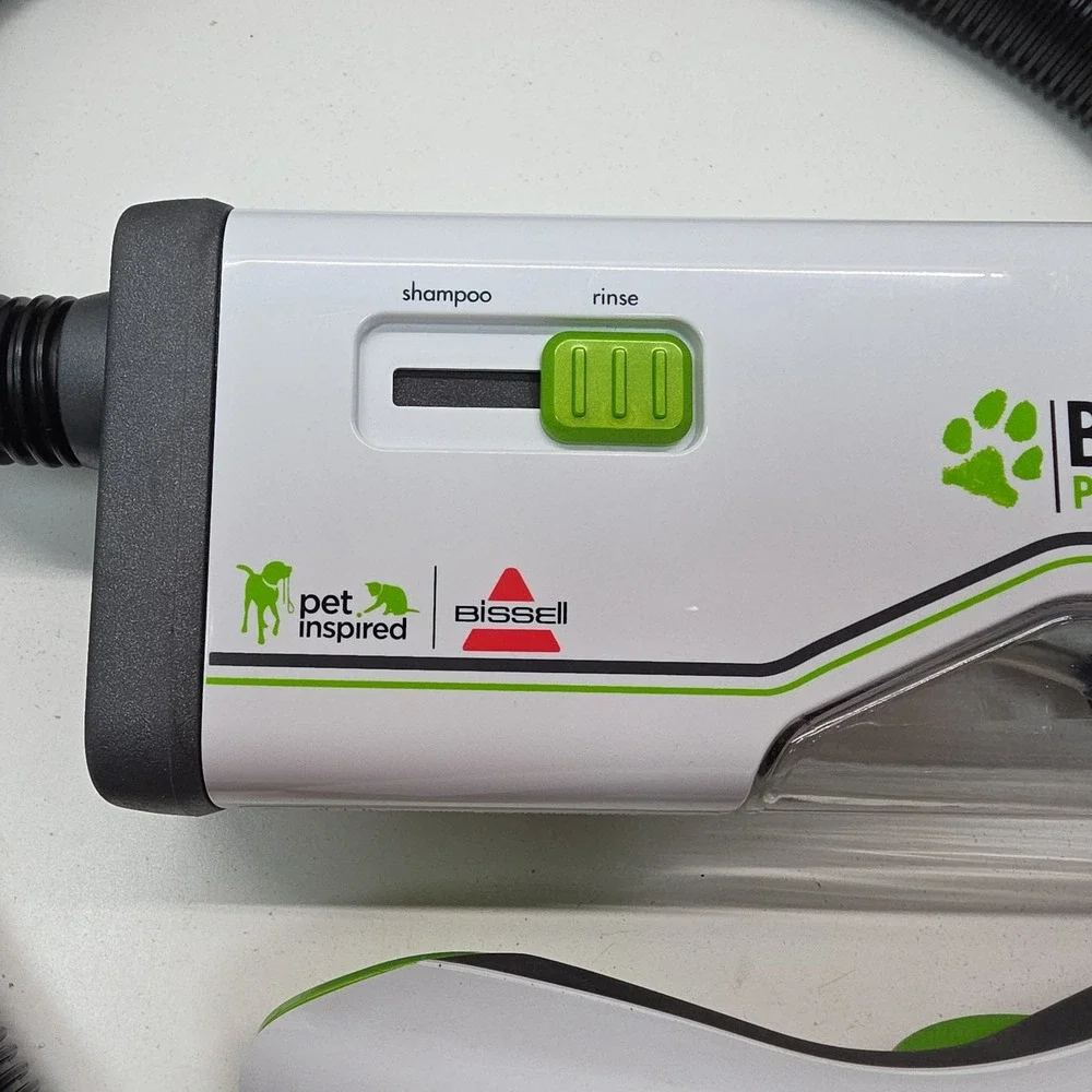 Bissell‎ BarkBath Portable Dog Bath Tool Attachment White Green Grey 1844 2290