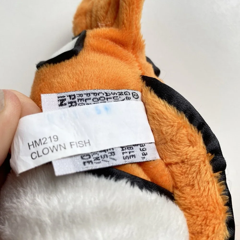 Ganz Webkinz Clown Fish‎ Orange & White HM219 Plus- Stuffed Animal