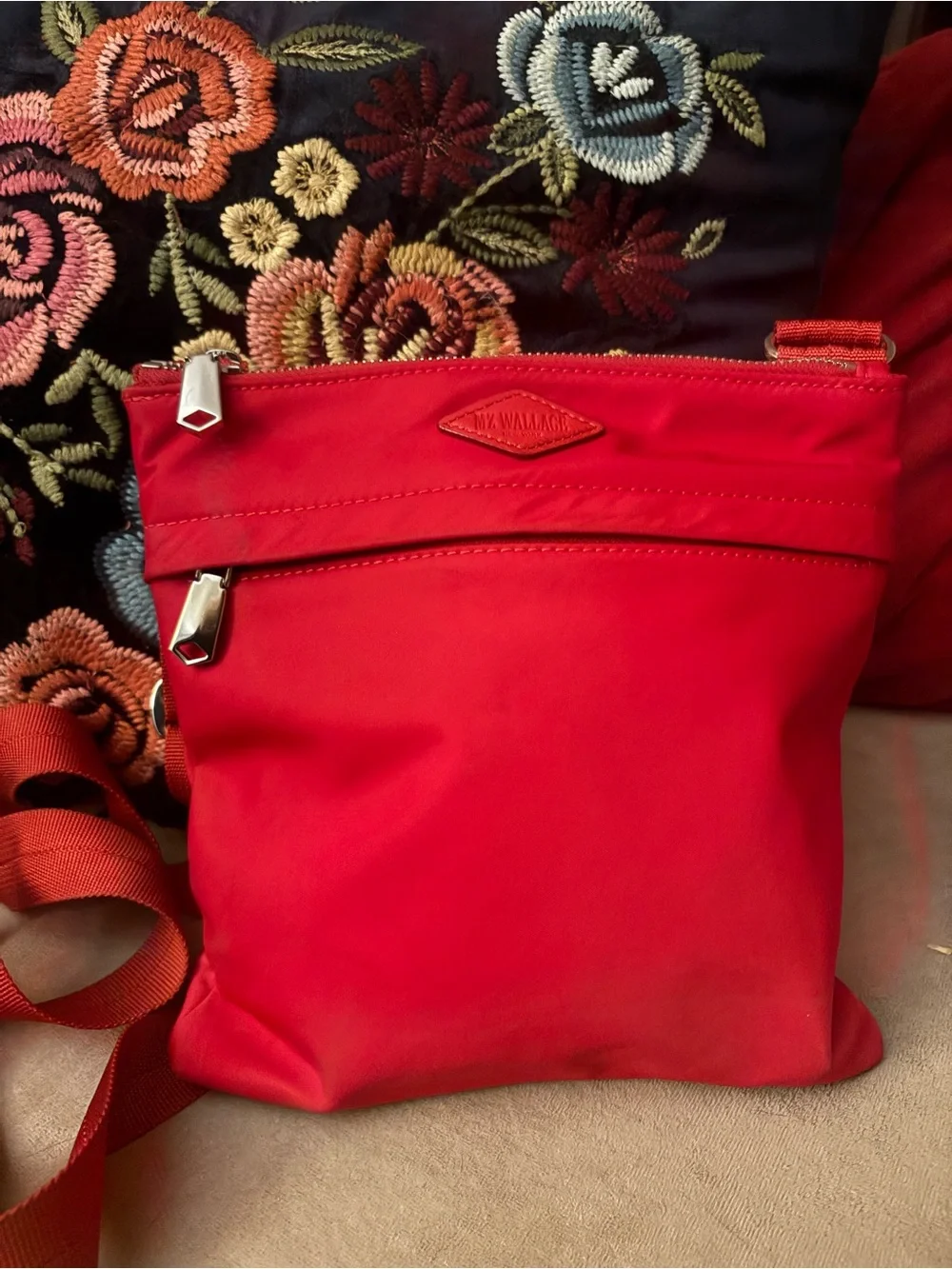 MZ Wallace sleek red