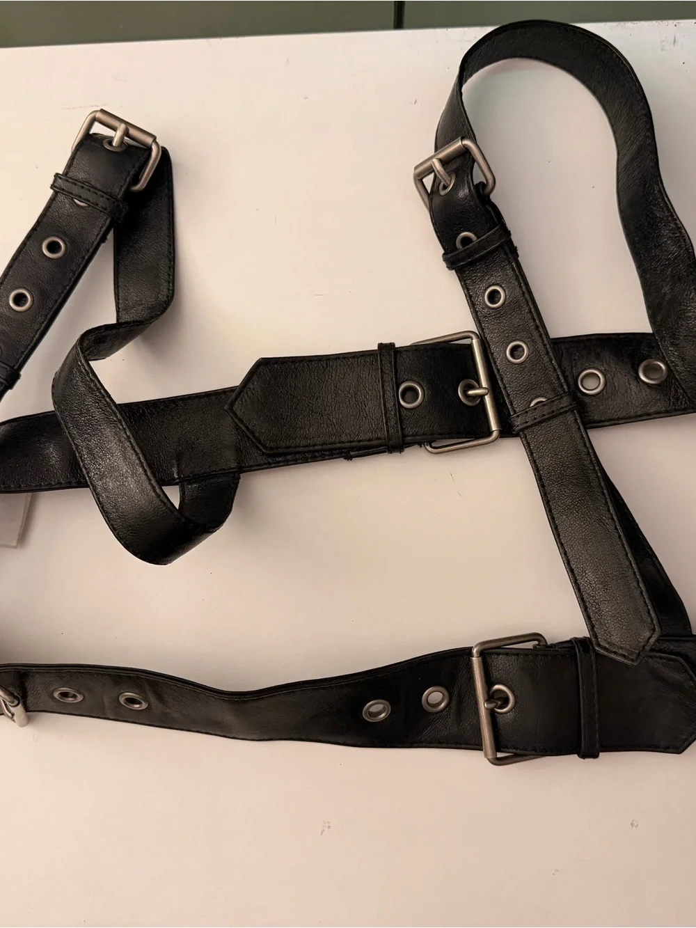 Gucci black leather