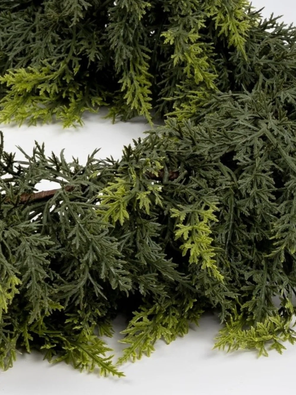 Two-Tone Green Cedar Garland. 6 Feet. NWT.