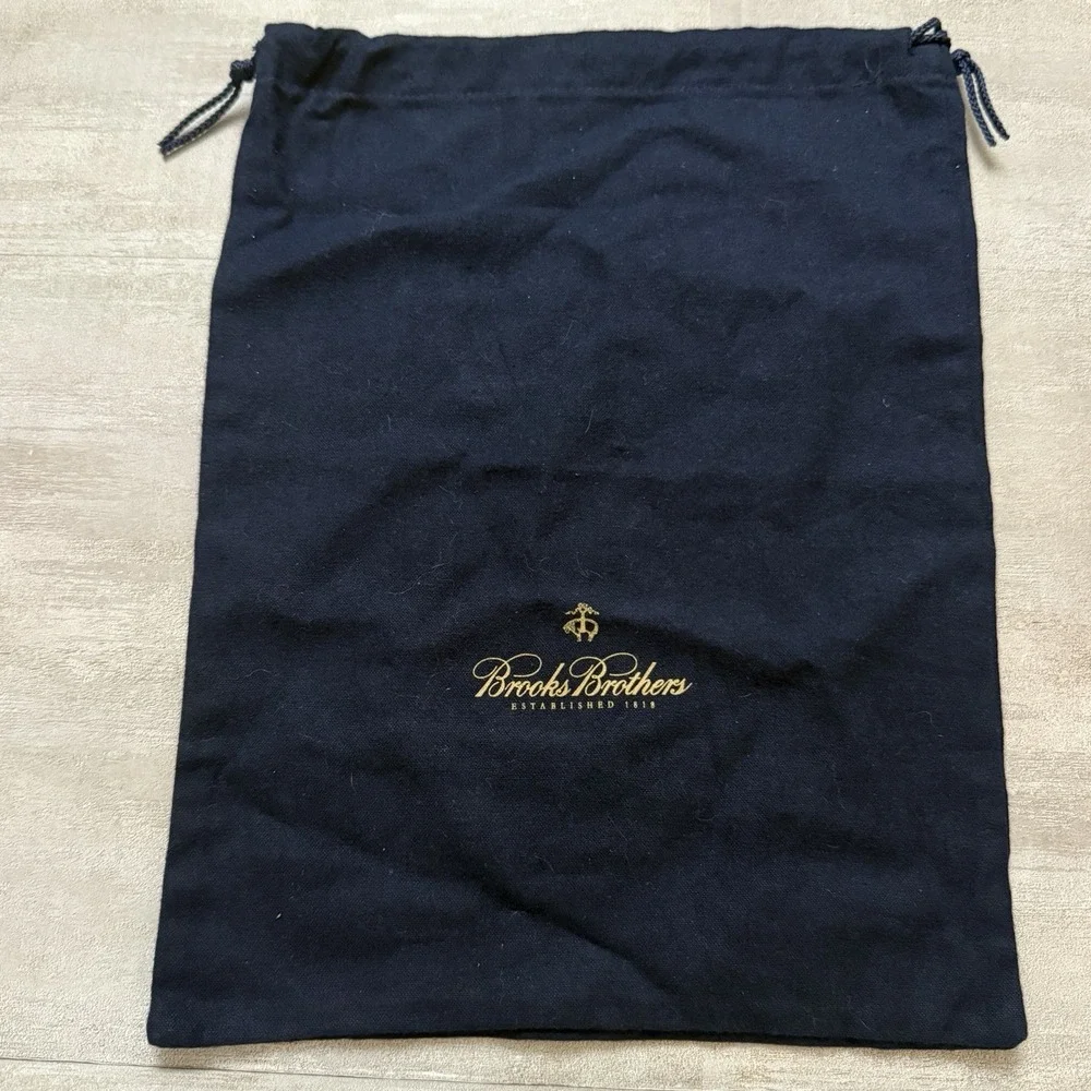 Brooks Brothers Blue Drawstring Dust Cover Bag - 10