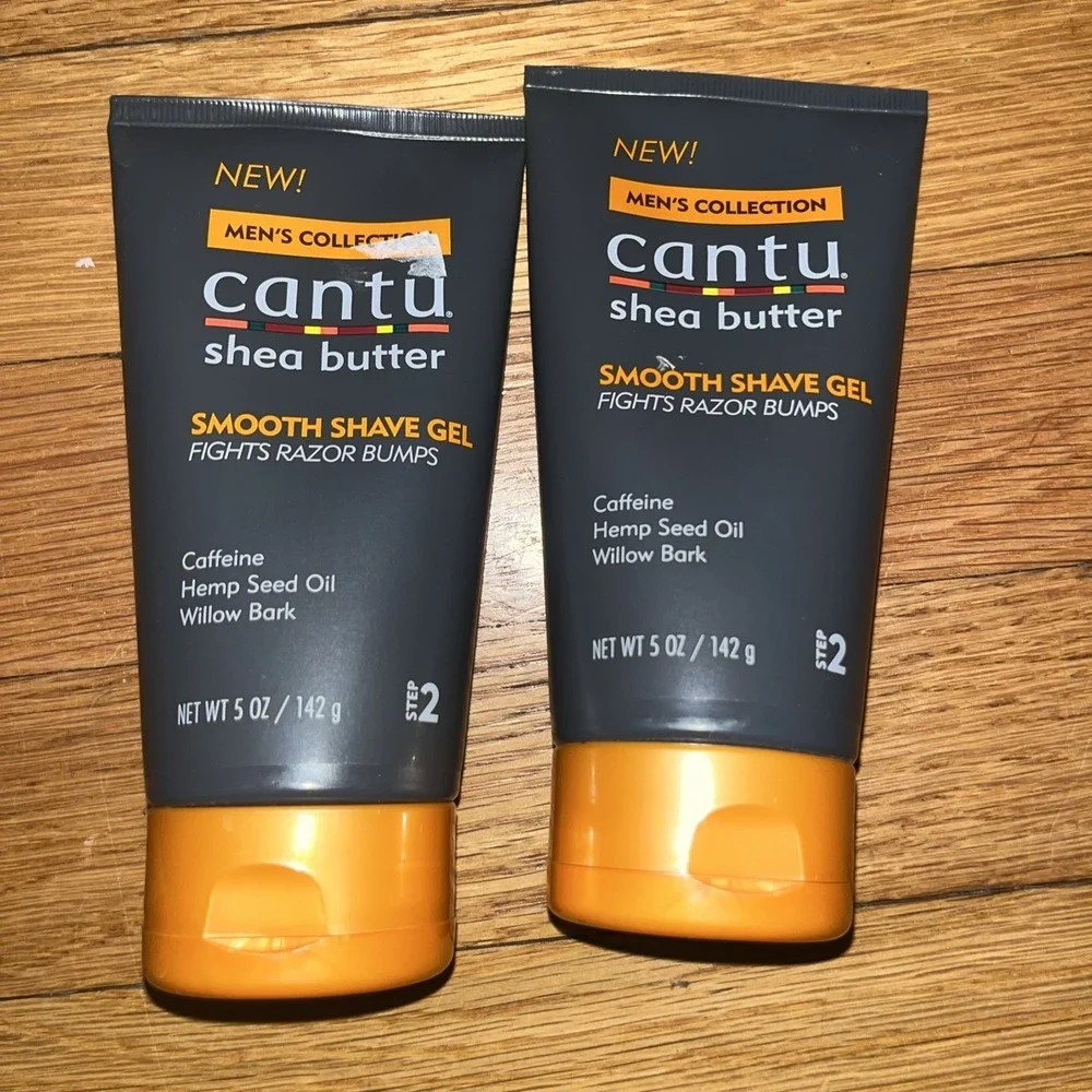 2X Cantu, Men's‎ Collection, Shea Butter Smooth Shave Gel, 5 oz