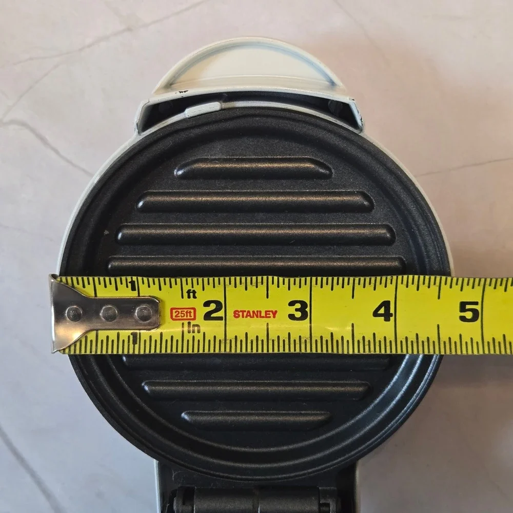 Dash Mini Maker Grill White Electric Sandwich‎ Burger Press