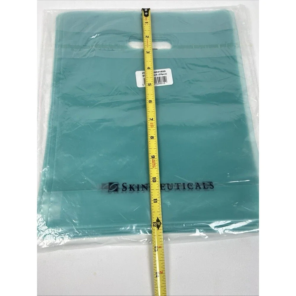 SkinCeuticals 25 Pack Of Merchandise Plastic Shopping Bags With Handle