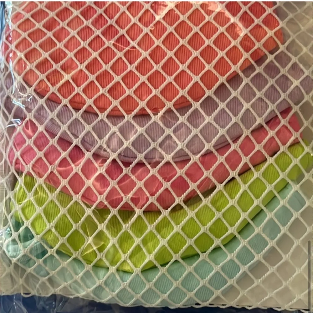 NWT Kid/Girl Face Masks, 5-Pack, adjustable, w/ mesh bag, 5 colors