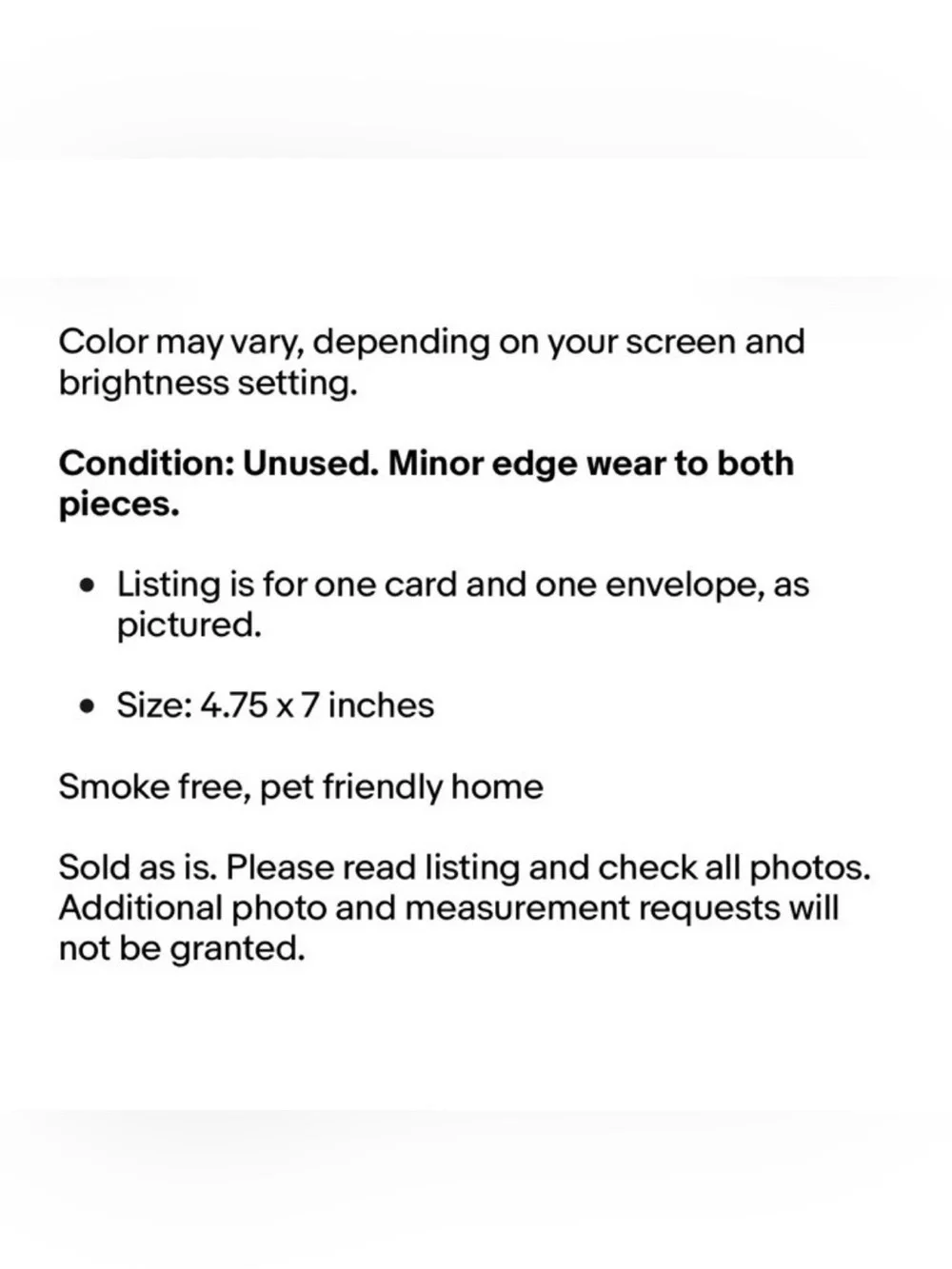 N/A color may
