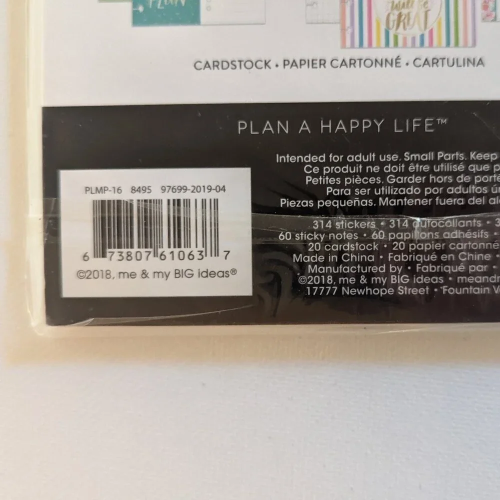 NWT 394 pcs Happy Planner Girl Sticker Multi Pack Sticky Notes Cards Inspo NEW