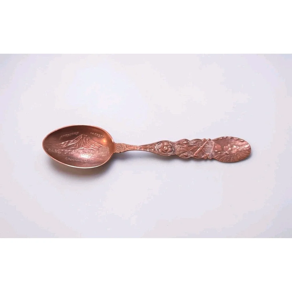Vintage Joseph Mayer & Bros. Copper Mt. Tahoma Souvenir Spoon