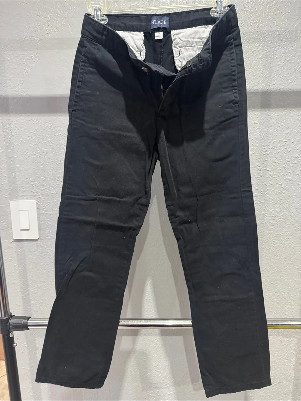 The Children's Place Black Straight Casual Pants