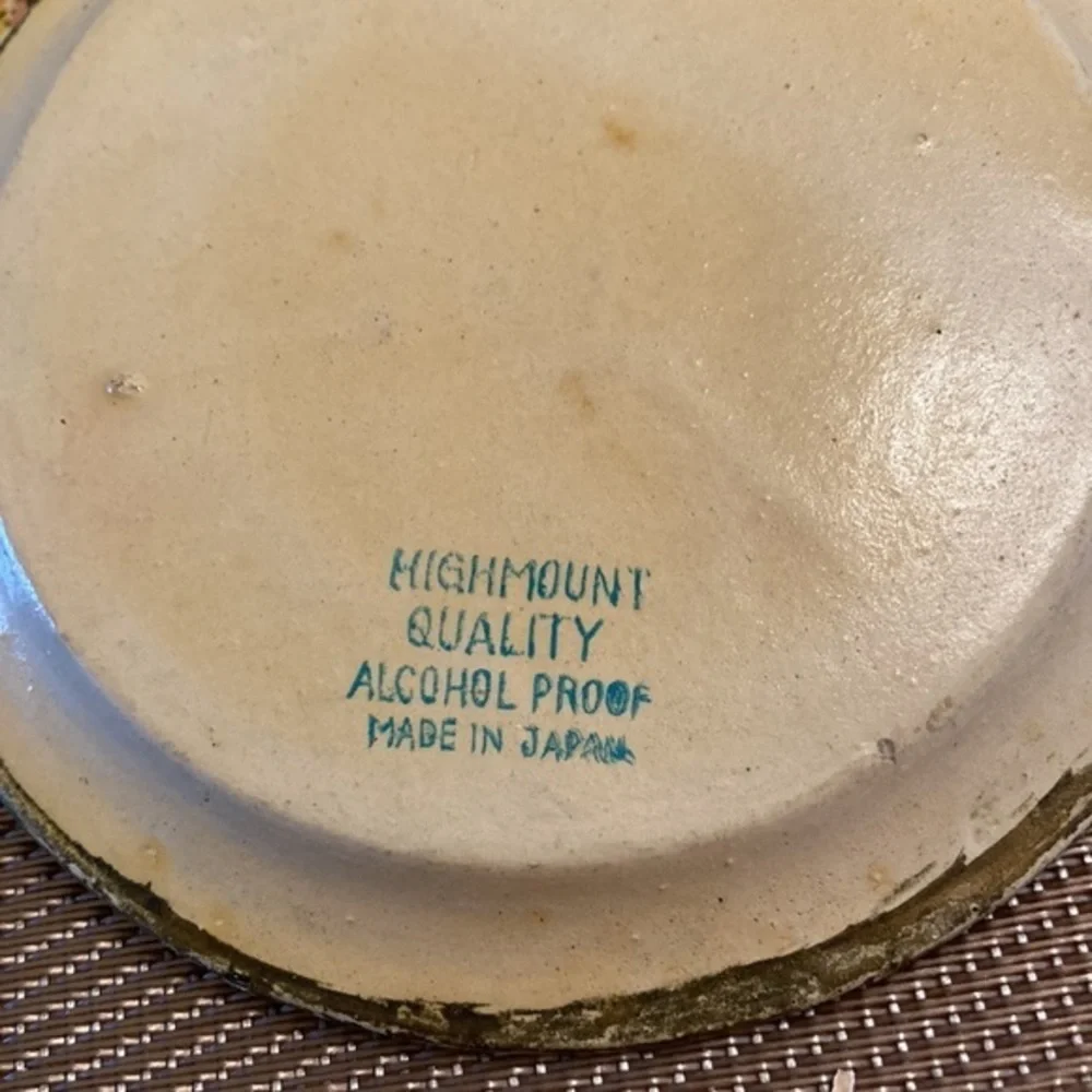 VTG Highmount set of 7 butterfly theme coaster in matching box -made in Japan