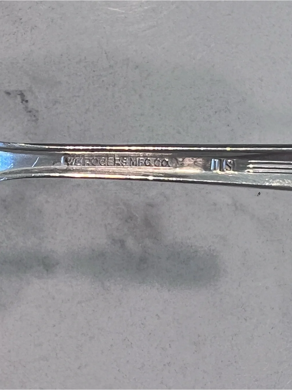 WM Rogers 1939 Allure Silverware 10 Teaspoons, Art Deco