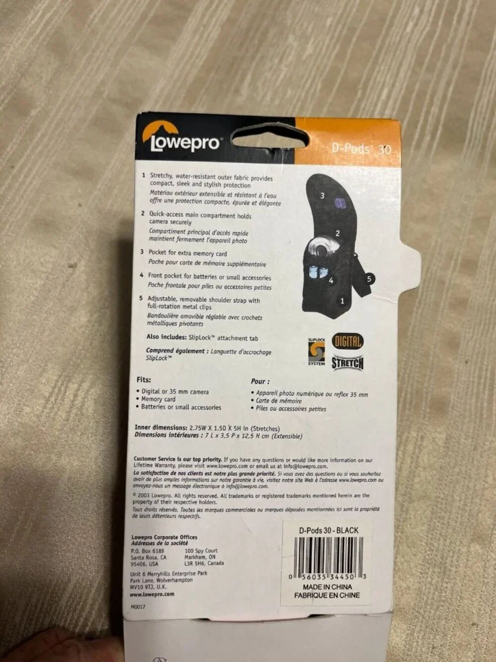 Lowepro digital camera