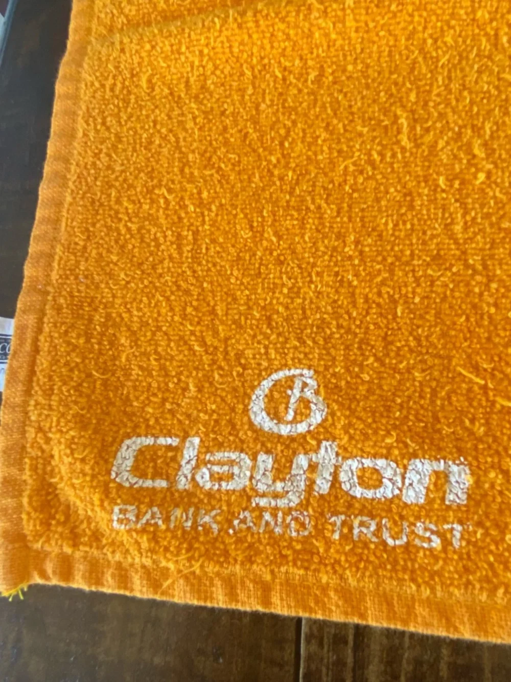 Tennessee Volunteers Orange Rally Hand Towel White T Logo 100% Cotton 15” x 25”