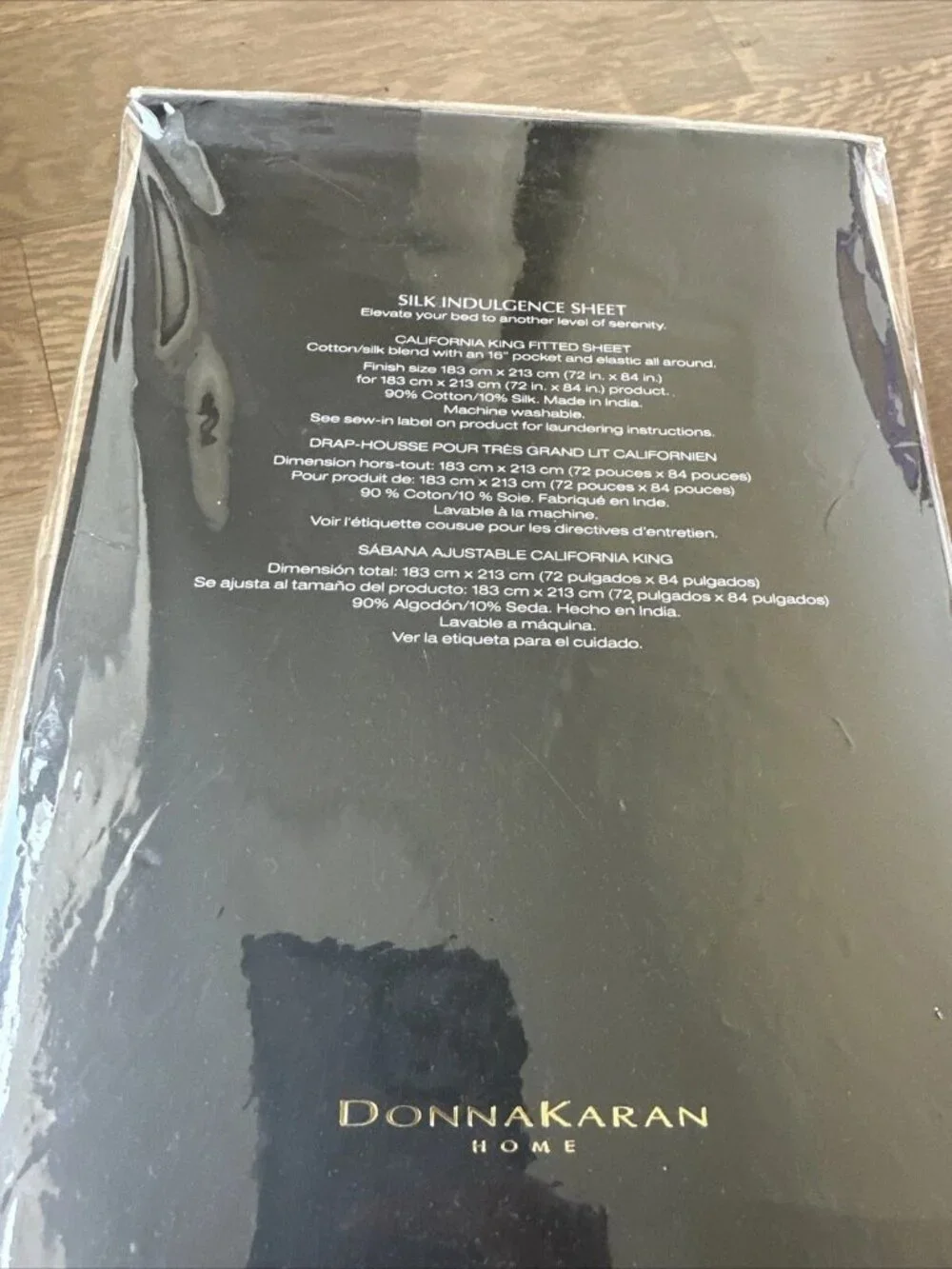 Donna Karan Silk Indulgence Silk Deep Fitted Sheet Gold Dust California King