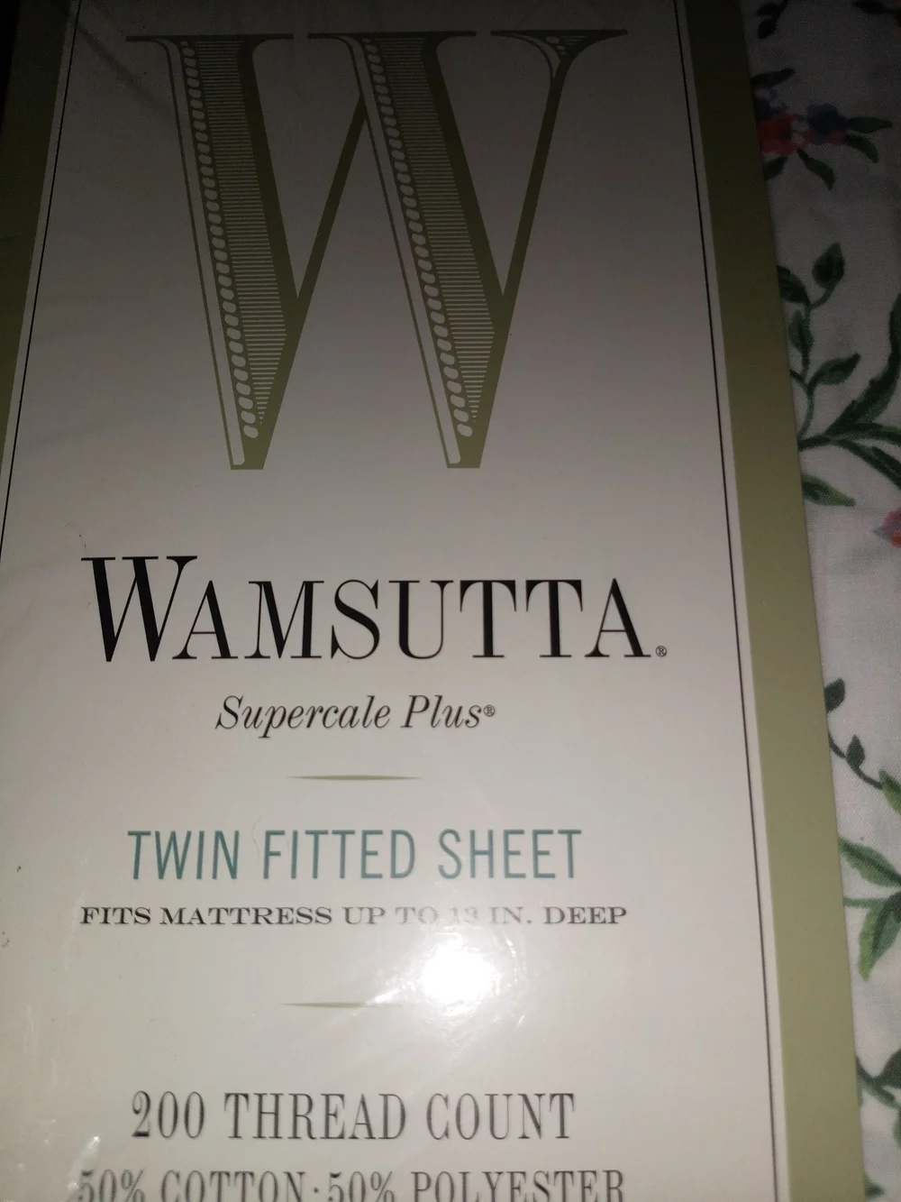 Floral Cotton Blend Flat And Fitted Sheet Pink & Purple Floral New Old Stock.