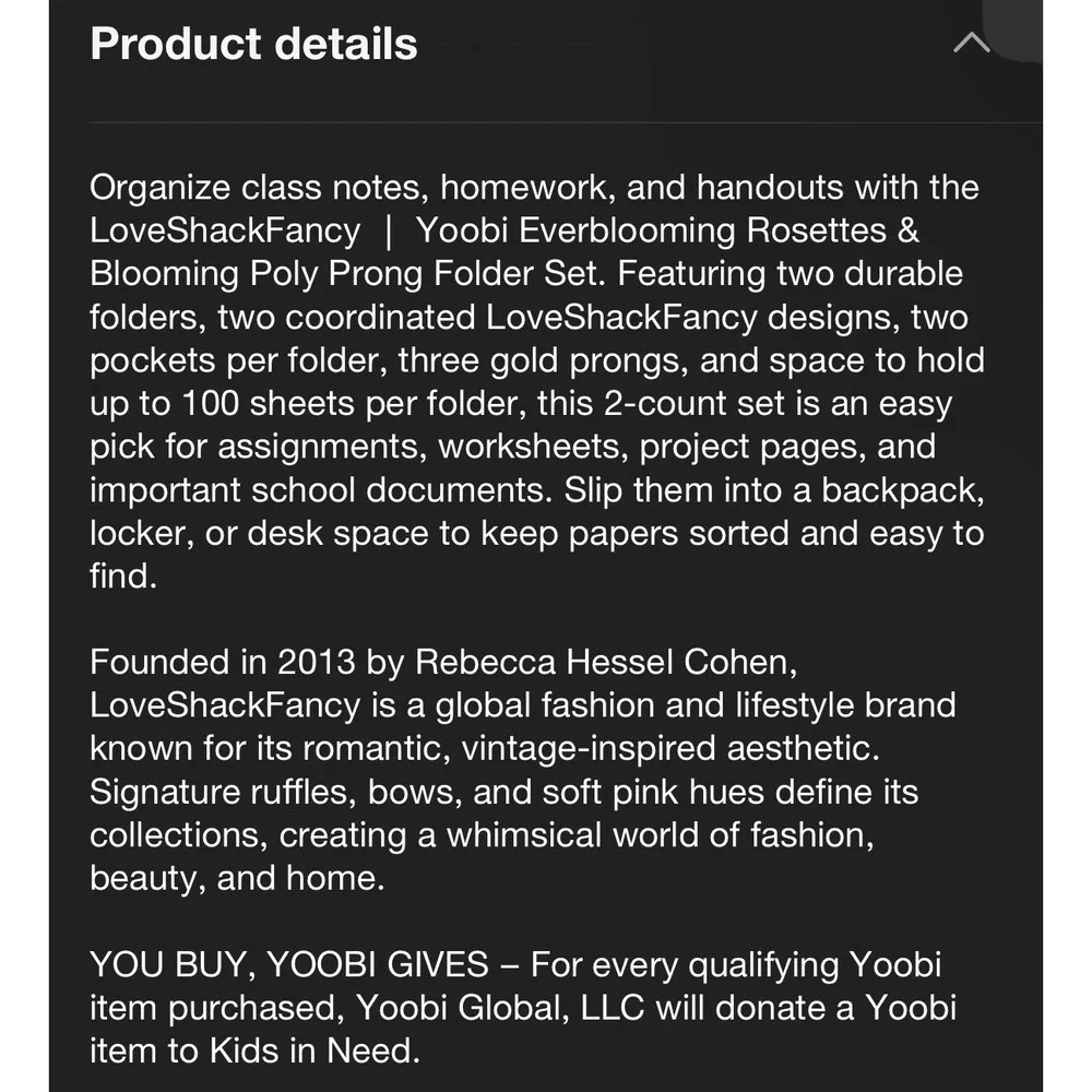 LoveShackFancy x Yoobi loveshackfancy target