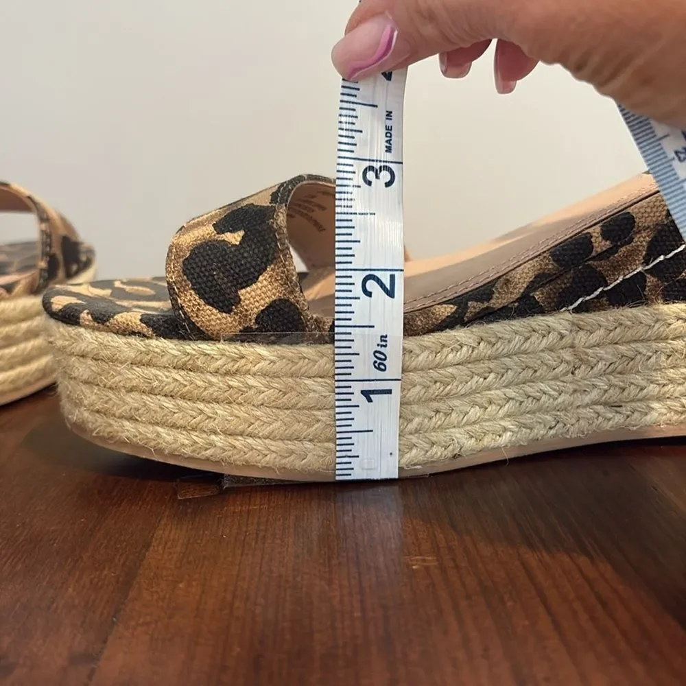 Steven by Steve Madden Kippie Ankle Strap Espadrille Wedge Sandals Size 8.5M