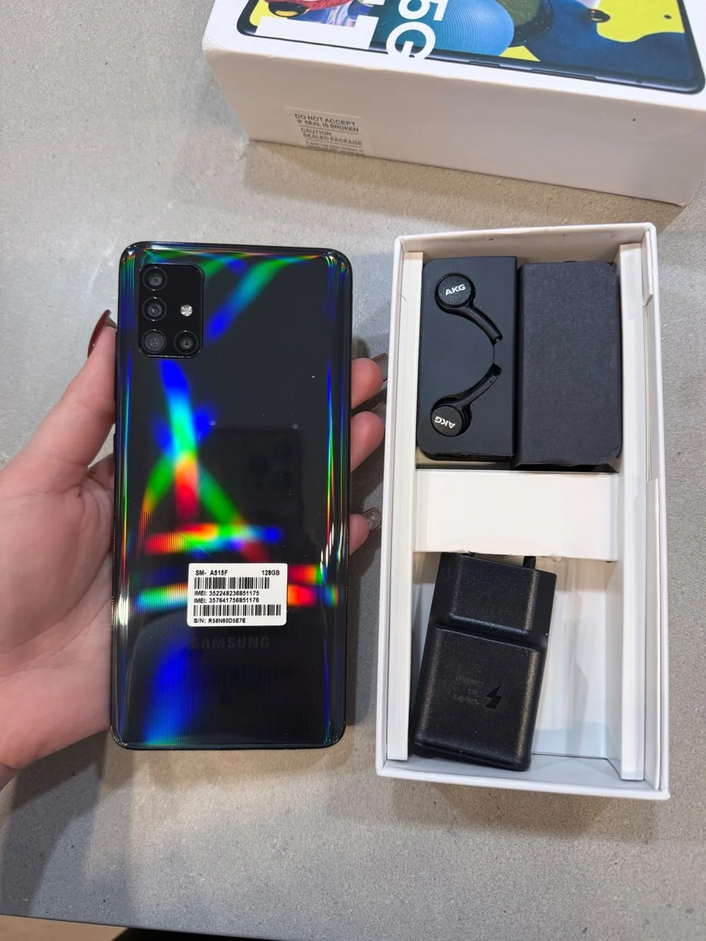Samsung smartphone featuring