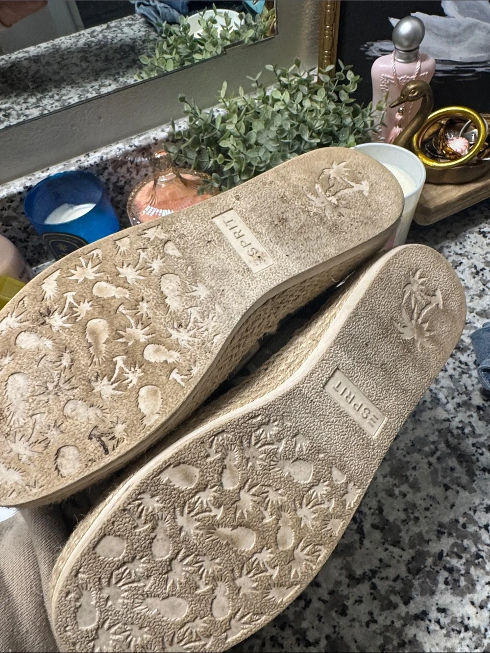 Esprit slip espadrilles