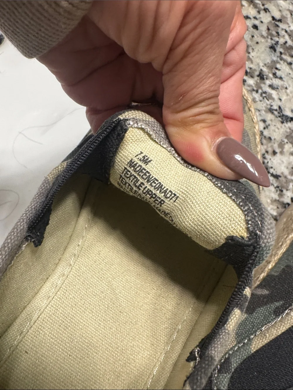 Esprit slip espadrilles