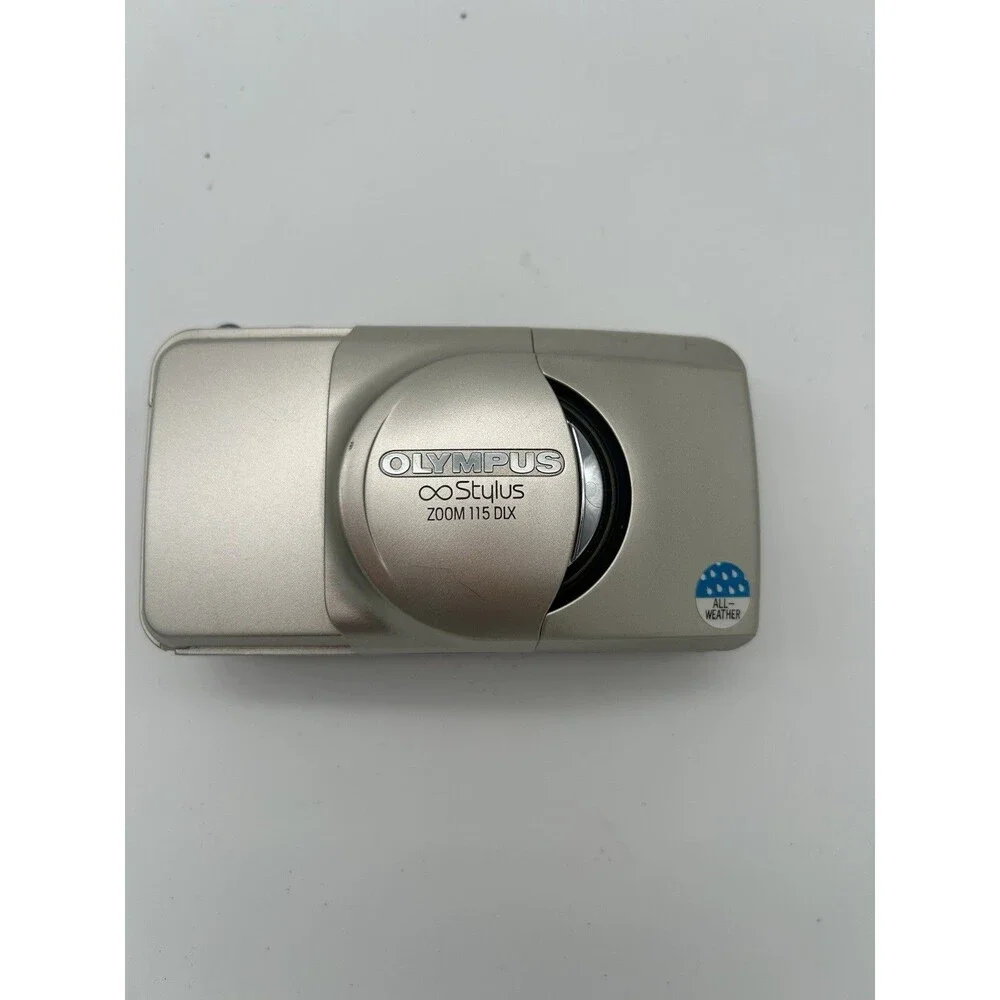 Olympus Stylus Epic Zoom 115 DeLuxe Compact 35mm Camera Powers On