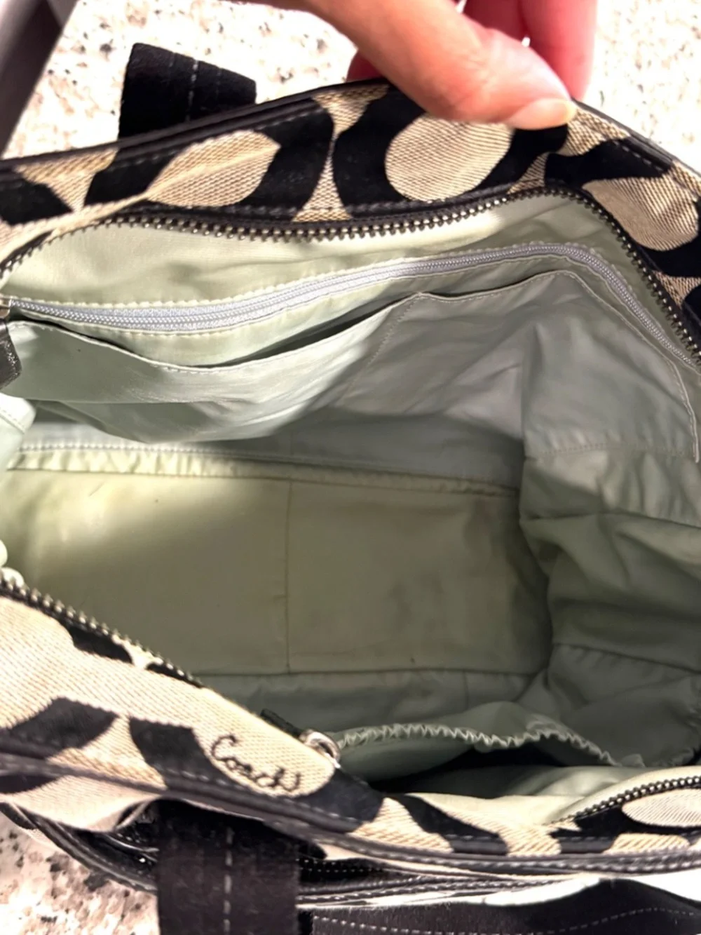 Coach diaper bag