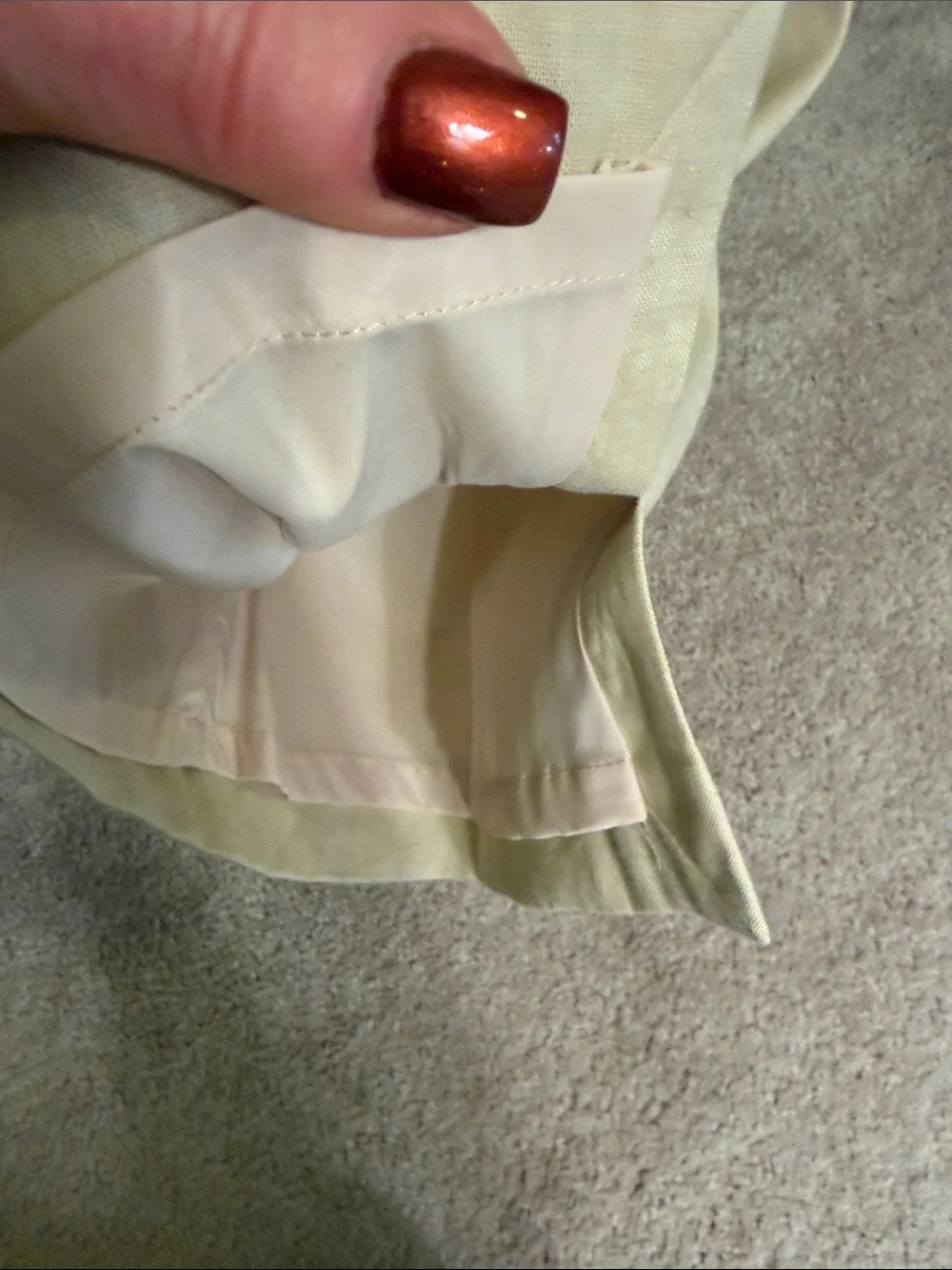 Banana republic stretch petite fully lined pants