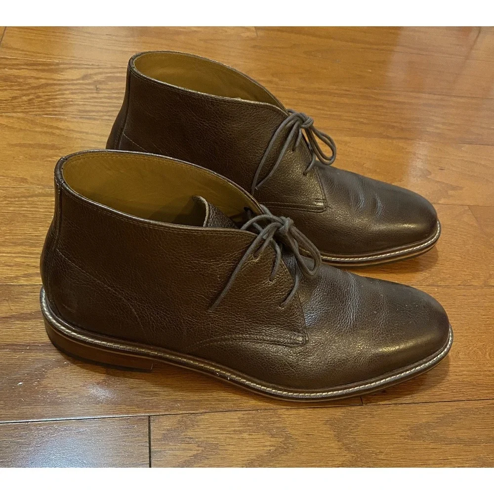 Cole Haan Barron $160 Men's Chukka Boots Size 11.5 M Leather Brown C22941