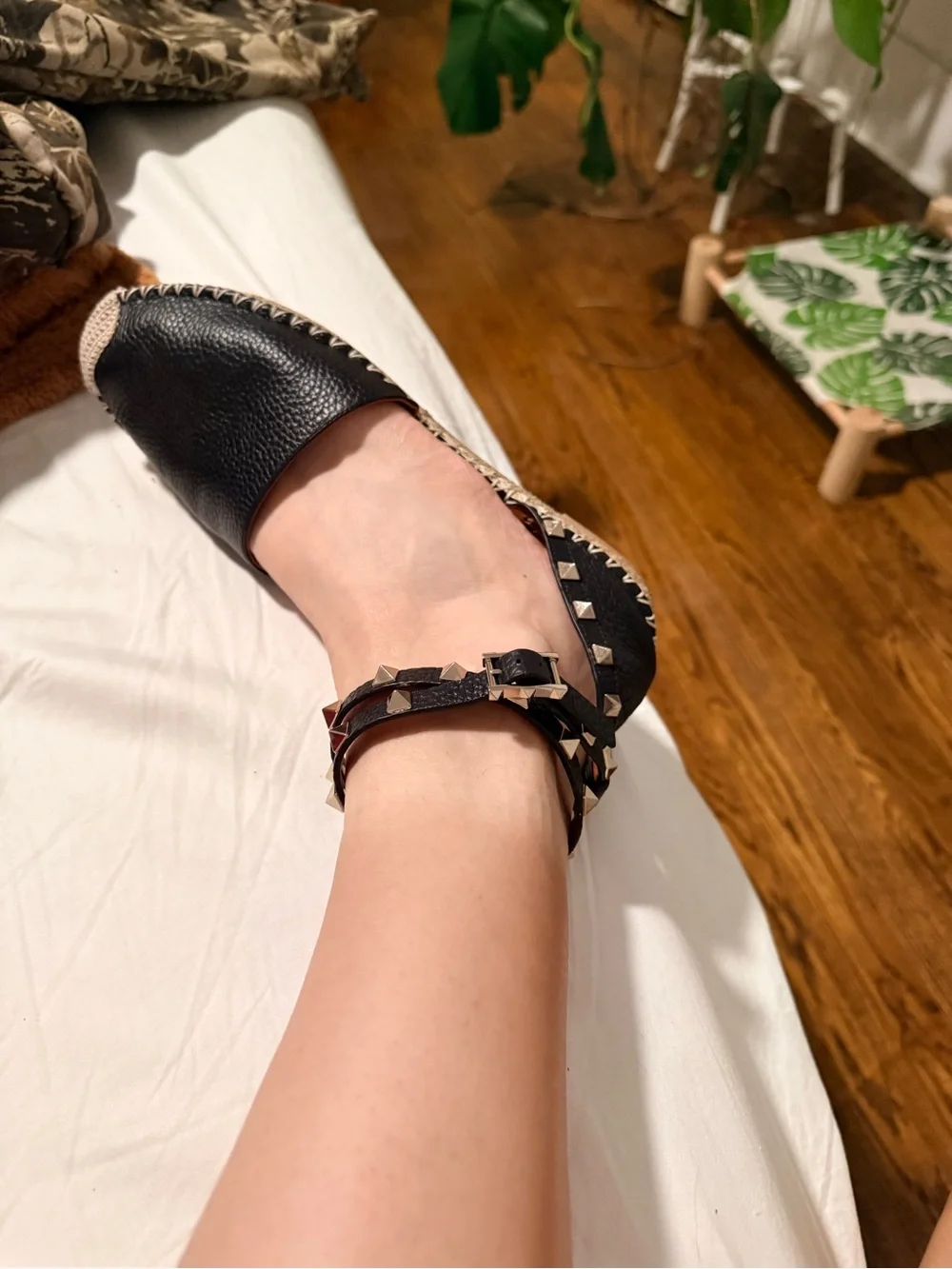 Valentino studded flat
