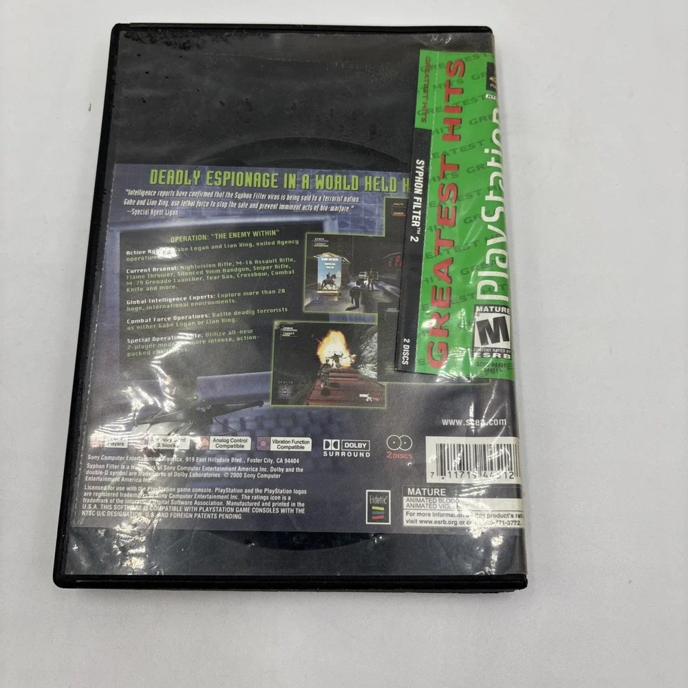Syphon Filter 2 Sony Playstation