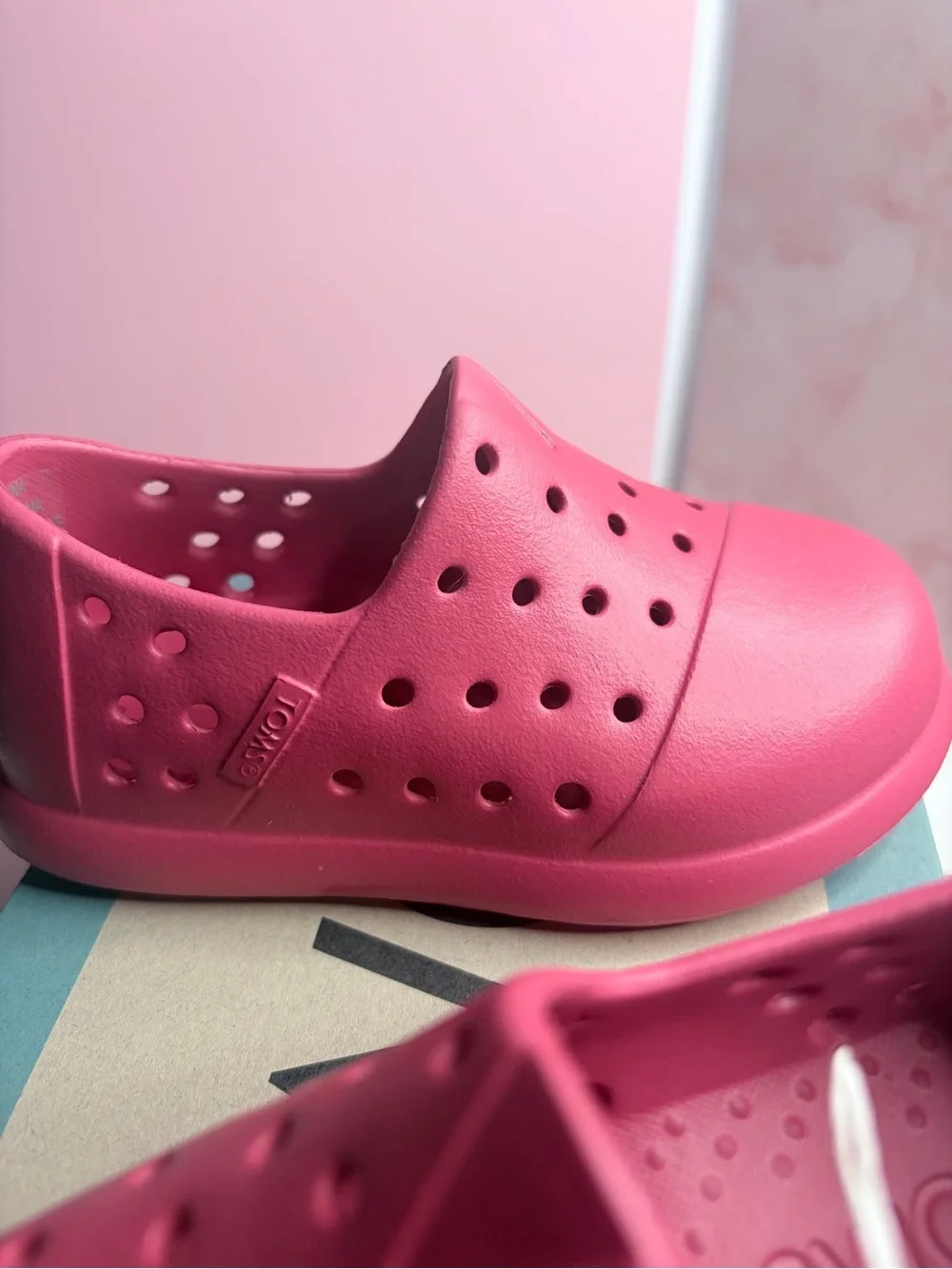 TOMS Kids Pink Water Shoes Slip-On