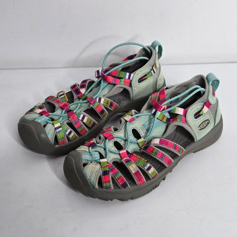 KEEN Kids Youth Shoes Sz 4 Newport Waterproof Hiking Sandals Sport Pink Washable