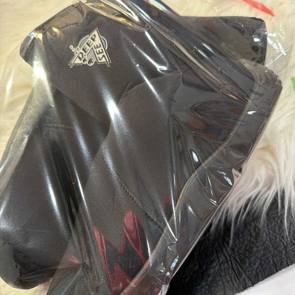 Deep Sea Size 11 Stretch Boots. Zip Up‎ Black Scuba Snorkeling.black New