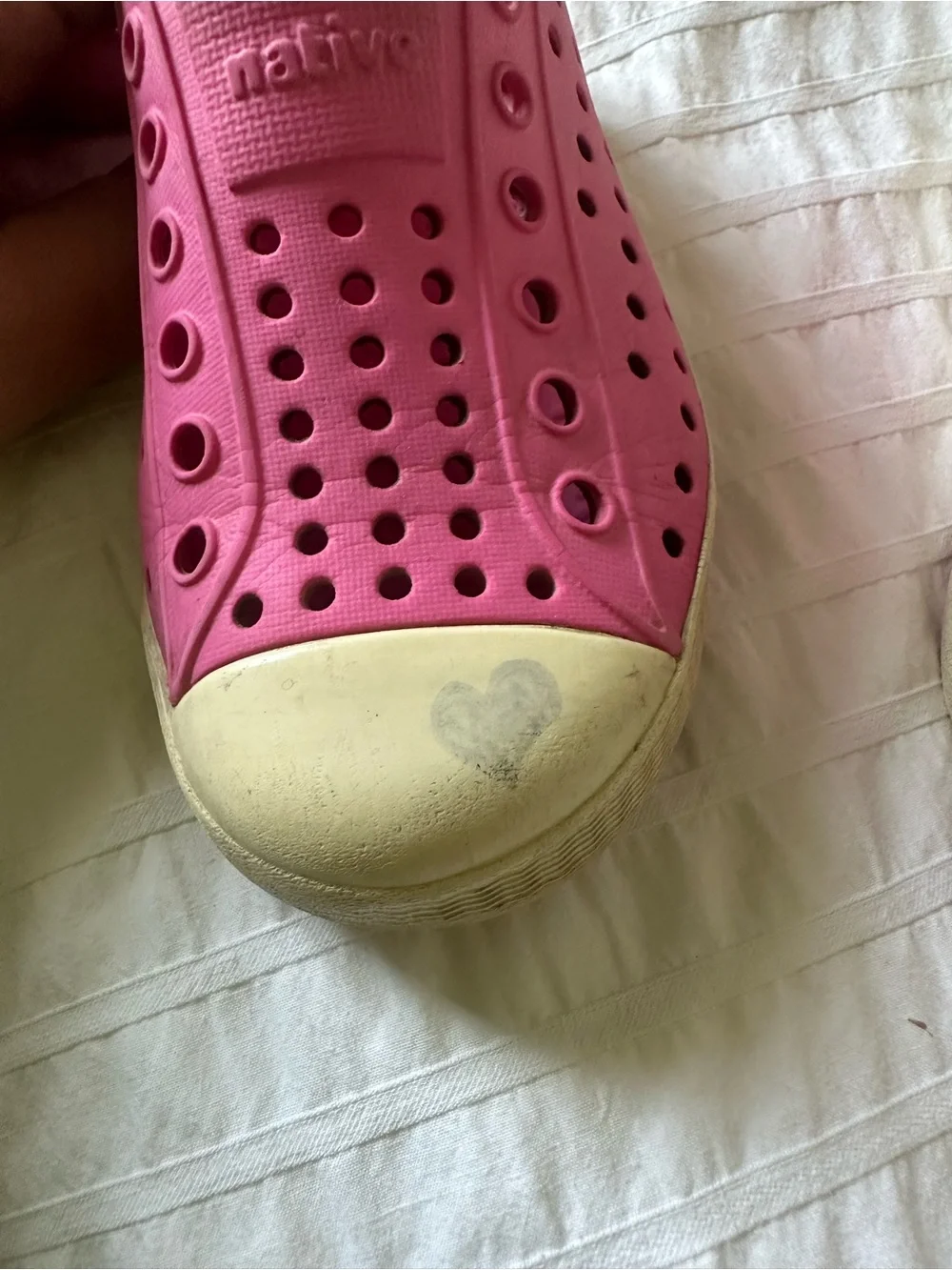 Native Jefferson Slip-On Kids Shoes - Pink C7