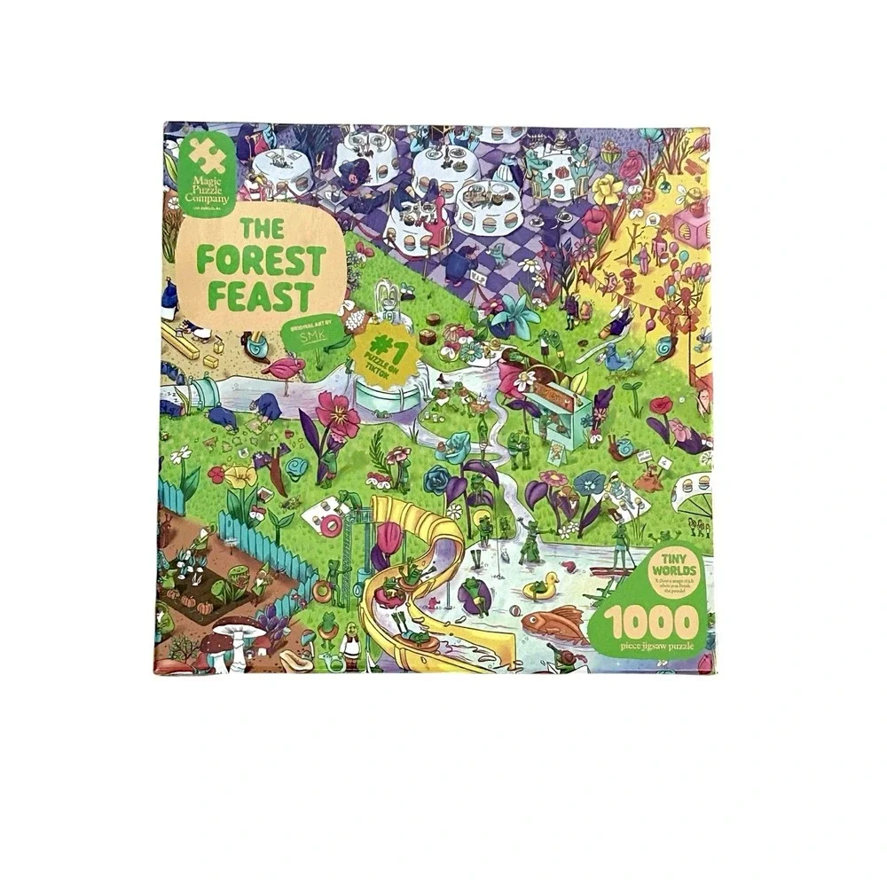 The Forest Feast 1000 Piece Jigsaw Puzzle Magic‎ Puzzle Company New Whimsical