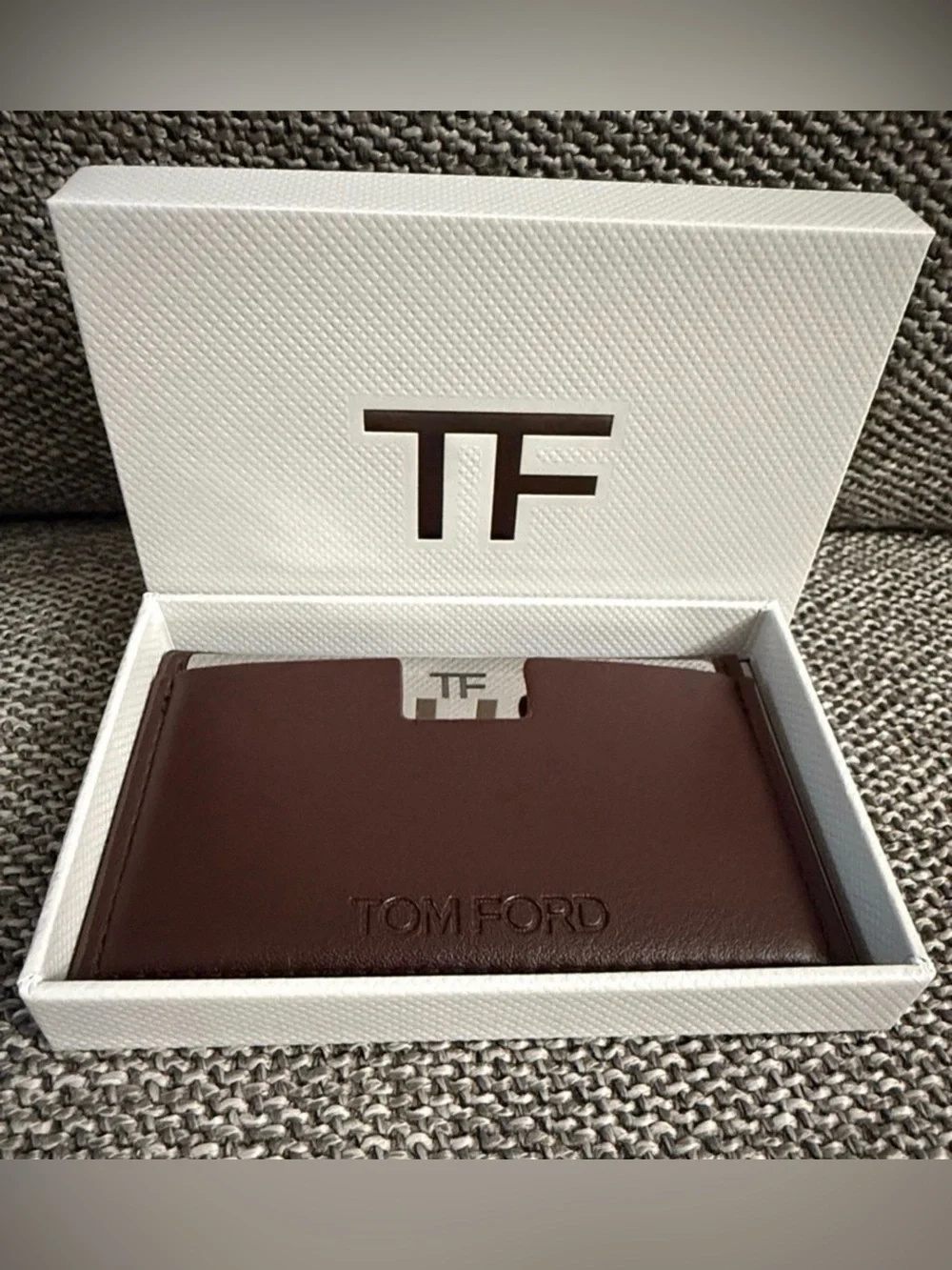 TOM FORD Vegan Leather Card Holder and Mirror