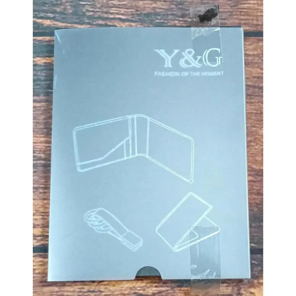 Y&G Black Red Passport‎ Holder Wallet