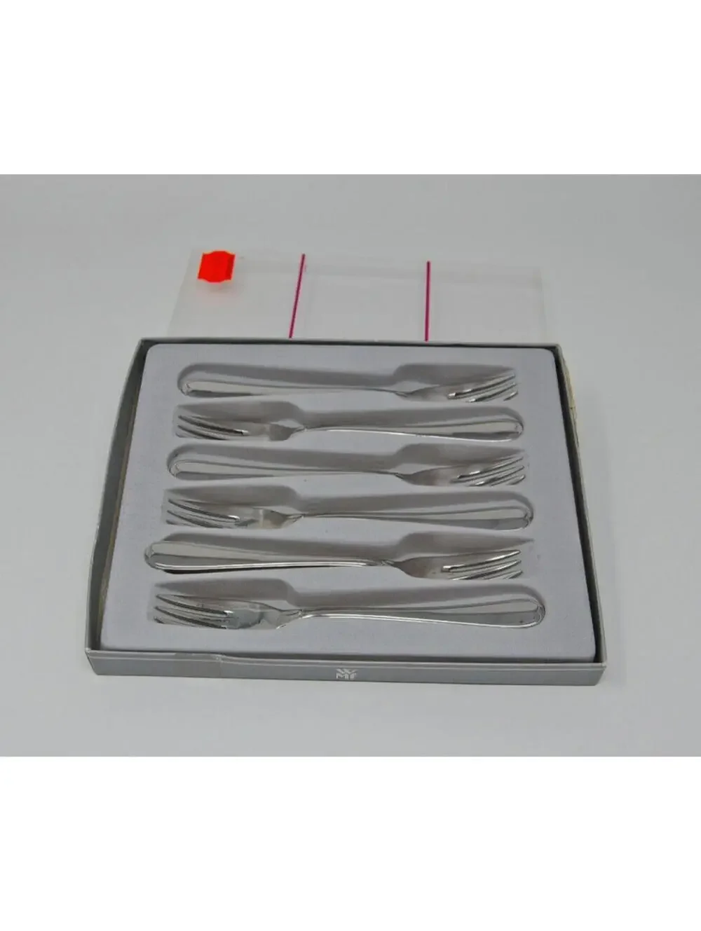 Nurnberg WMG Cromargan 6 Small Cake Forks Stainless Steel 18/10 in Box 6.25