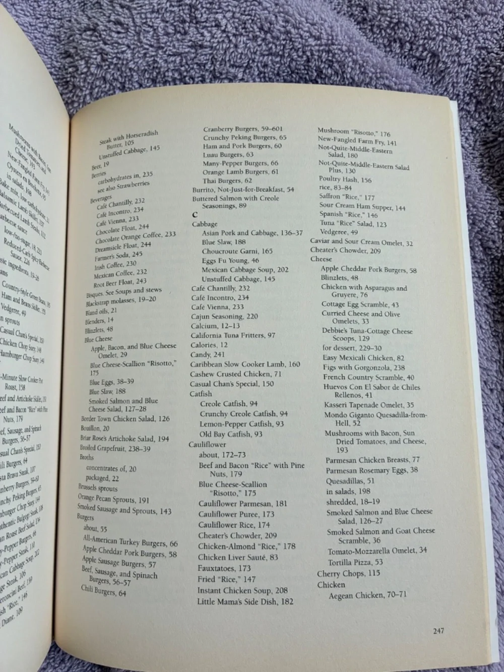 Multiple Titles cookbooks carb