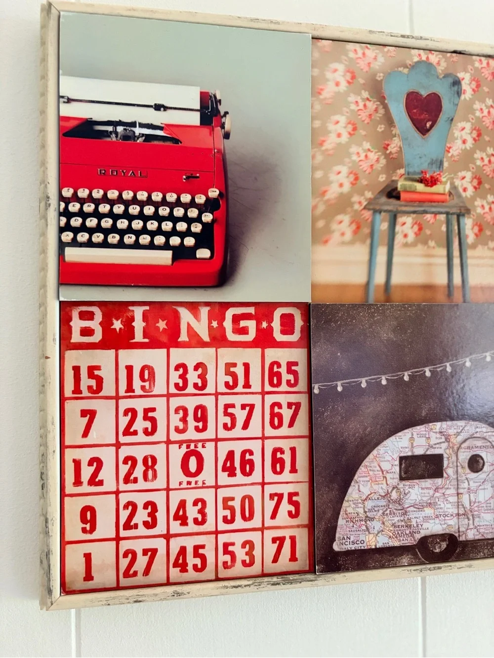 Retro vintage style picture wall art 12x16 Artsy