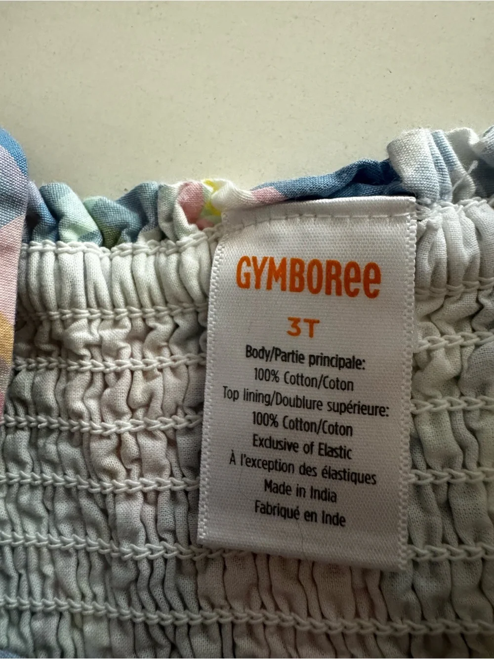 Gymboree smocked bodice