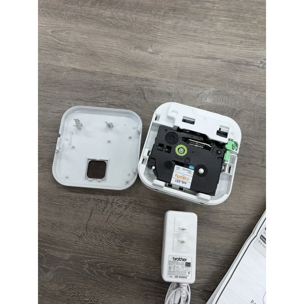 Brother P-Touch Cube Bluetooth Label Maker PT-P300BT w/ Power Adapter