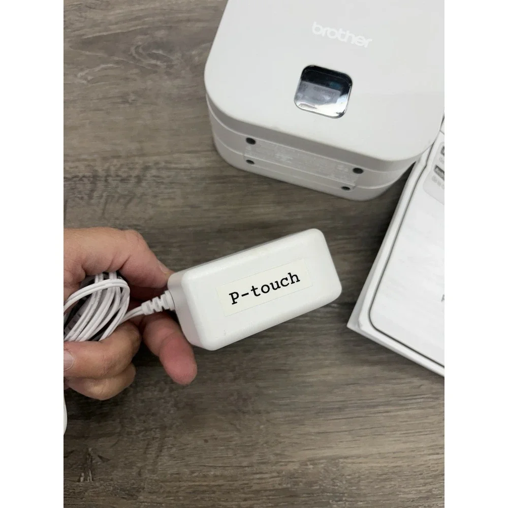 Brother P-Touch Cube Bluetooth Label Maker PT-P300BT w/ Power Adapter