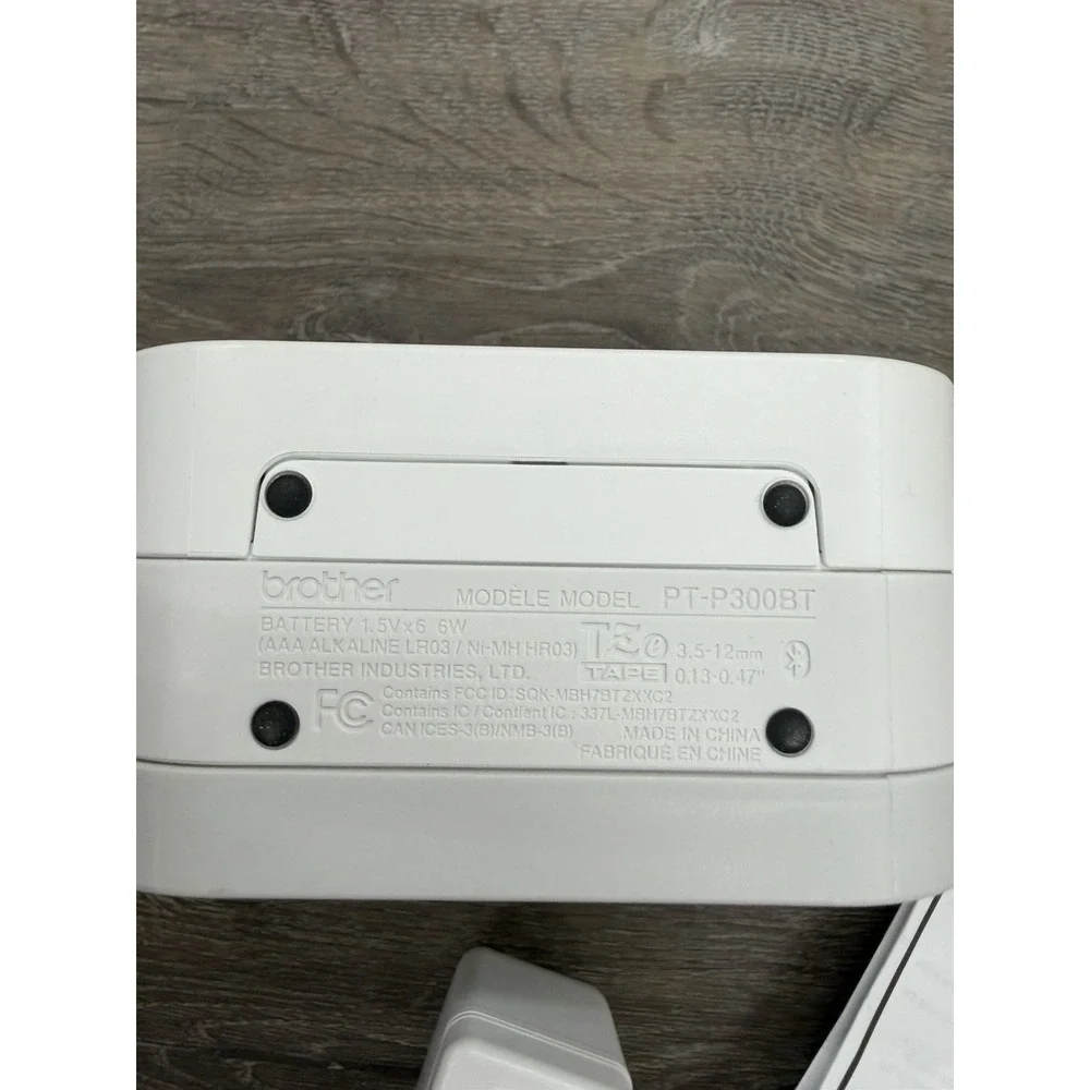 Brother P-Touch Cube Bluetooth Label Maker PT-P300BT w/ Power Adapter