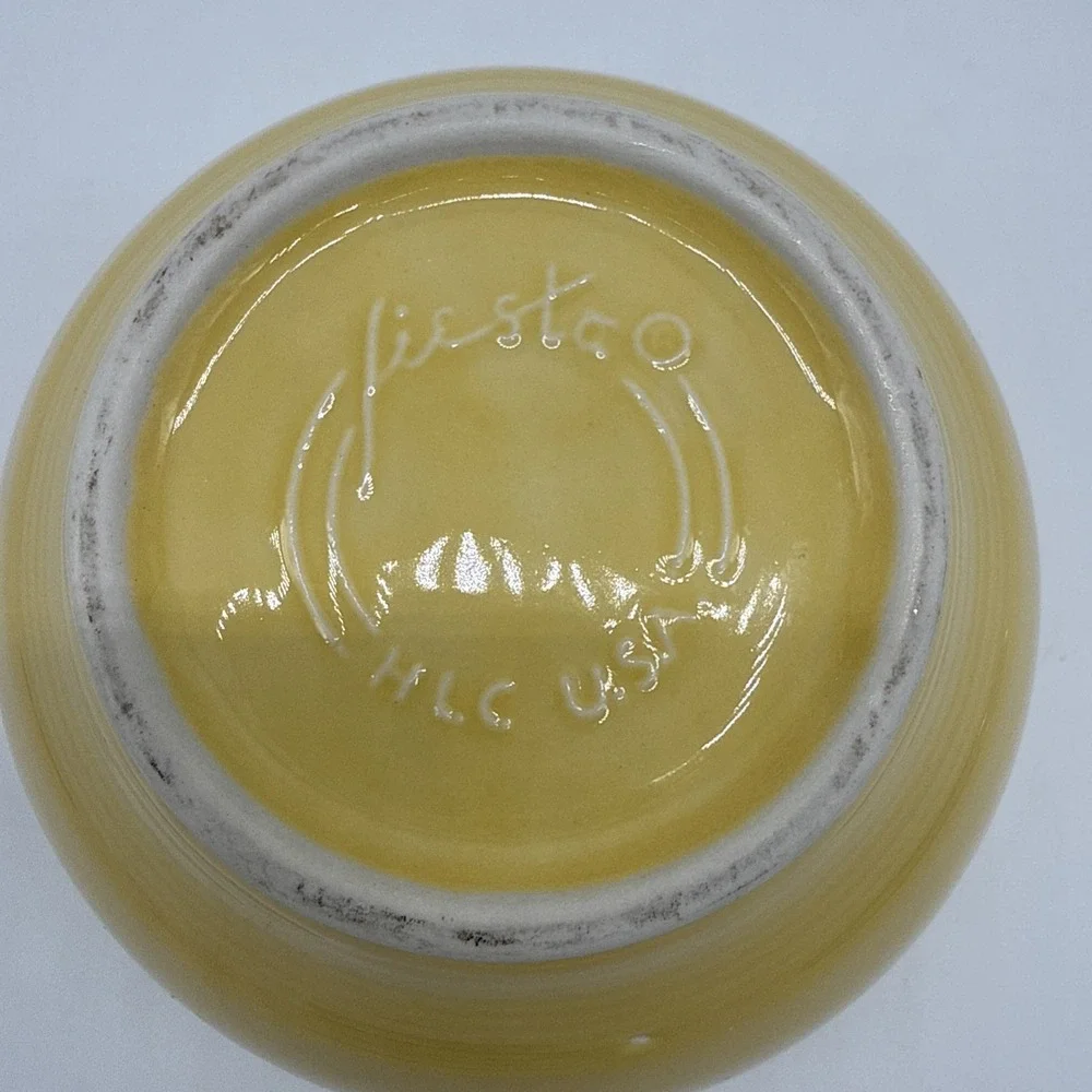 Fiestaware vintage yellow