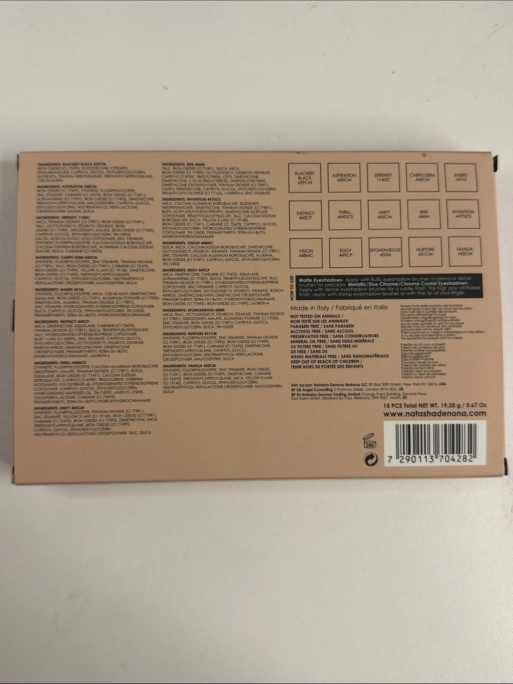 Natasha Denona easy used
