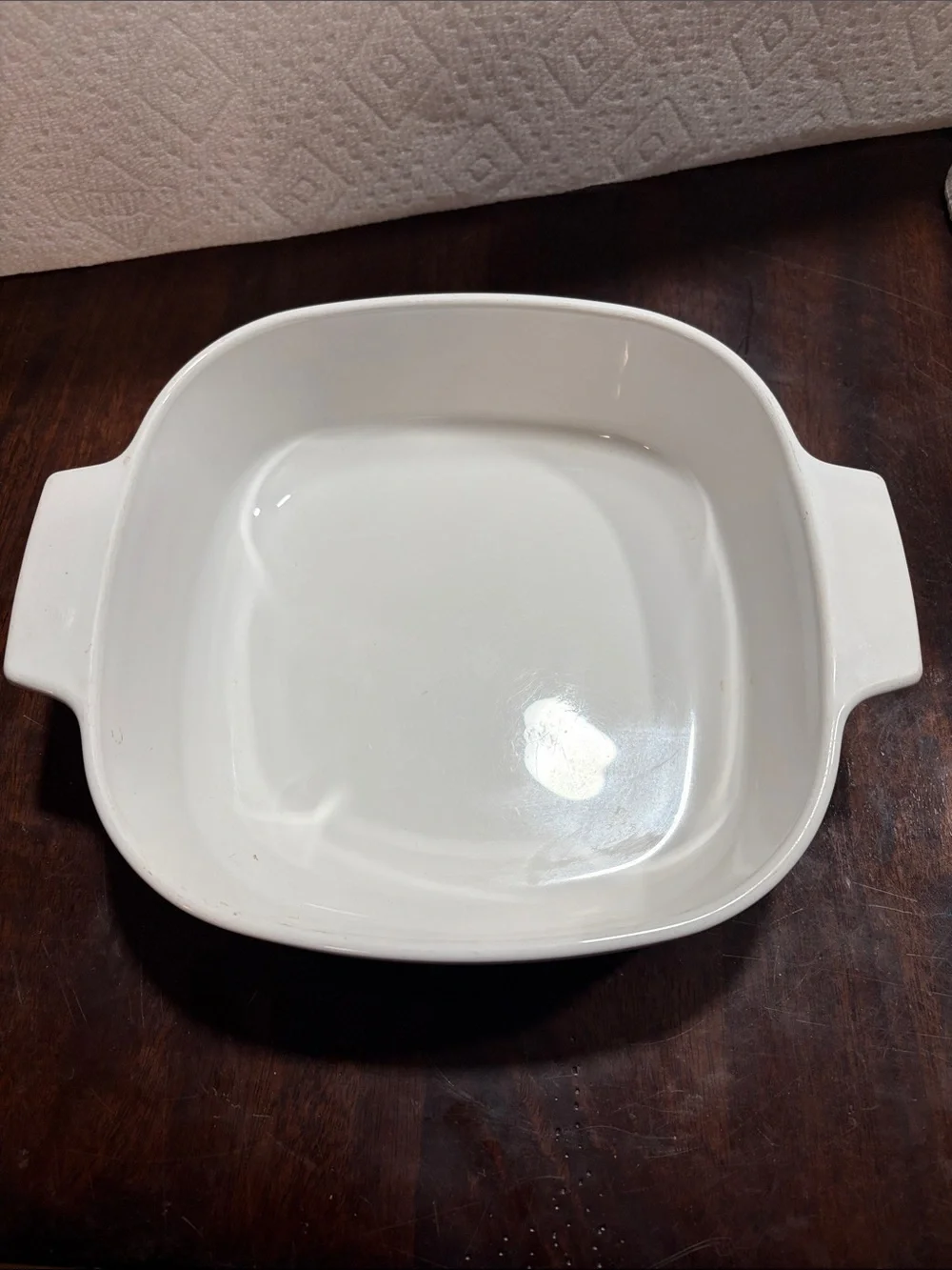 Corningware casserole white