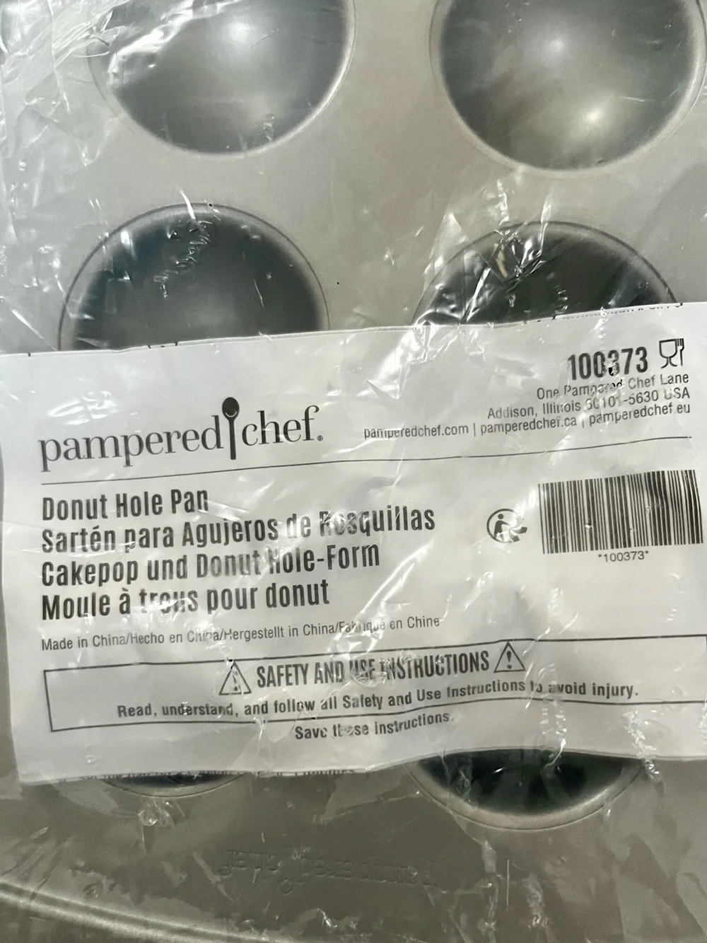 Donut Hole Pan- pampered chef